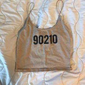 90210 crop top